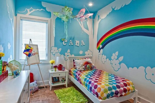 Идеи для оформления комнаты: радужный мир красок