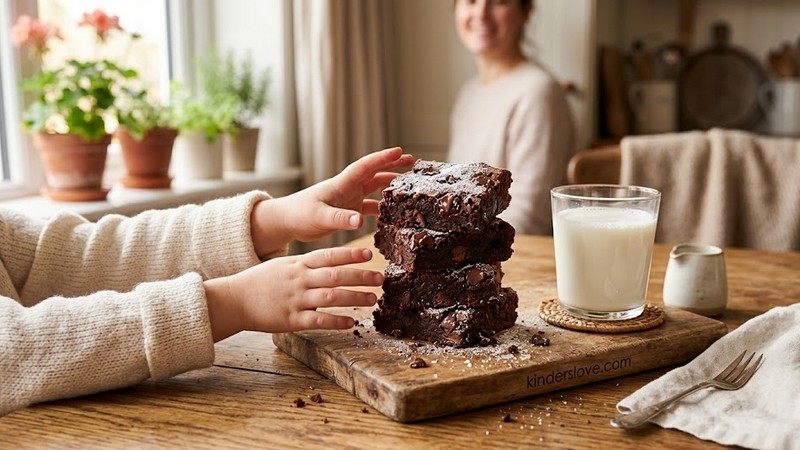 Полезный брауни без глютена: шоколадная радость для семьи
