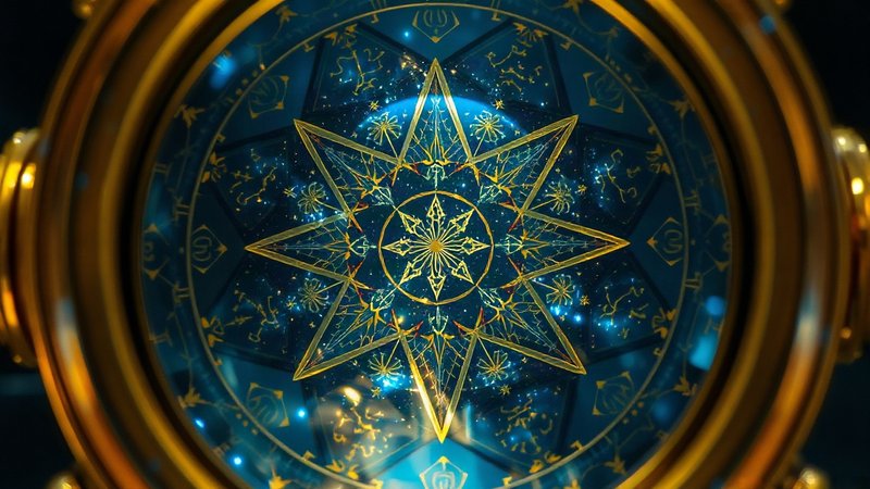 Оптический калейдоскоп, проецирующий многоцветные узоры созвездий на т